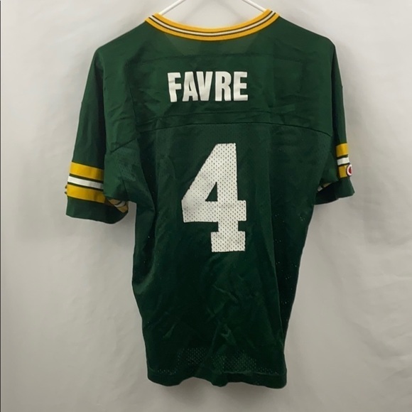 Vtg Brett Favre Green Bay Youth 18-20 XL Jersey - Picture 8 of 10